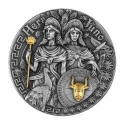  Hera Juna 2 Ounce 62.20 Gram Silver Coin (999.0) - 1