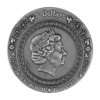  Hera Juna 2 Ounce 62.20 Gram Silver Coin (999.0) - 2