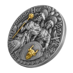  Hera Juna 2 Ounce 62.20 Gram Silver Coin (999.0) - 3