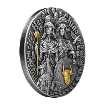  Hera Juna 2 Ounce 62.20 Gram Silver Coin (999.0) - 4