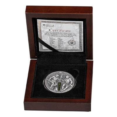  Hermes And Mercury 2022 2 Ons 62.20 Gram Gümüş Sikke Coin (999.0) - 4