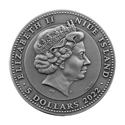 Hermes And Mercury 2022 2 Ounce 62.20 Gram Silver Coin (999.0) - 2