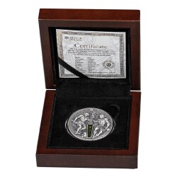 Hermes And Mercury 2022 2 Ounce 62.20 Gram Silver Coin (999.0) - 4