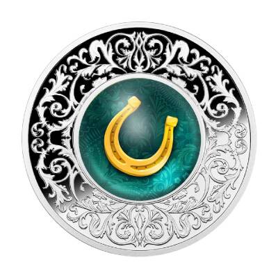 Horseshoe Lucky Charms 2023 17.5 Gram Gümüş Sikke Coin (999.0) - 1