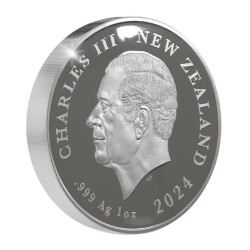  Kiwi Colored 2024 1 Ons 31.10 Gram Gümüş Sikke Coin (999.0) - 2