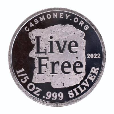  Live Free Libertas 2022 6,22 Gram Gümüş Sikke Coin (999.0) - 1