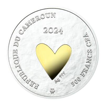 Love Wedding 2024 17.5 Gram Gümüş Sikke Coin (999.0) - 2