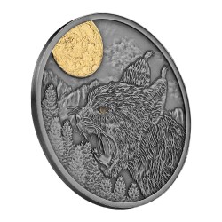 Lynx Night Hunters 2023 17.5 Gram Gümüş Sikke Coin (999.0) - 3