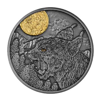  Lynx Night Hunters 2023 17.5 Gram Silver Coin (999.0) - 1