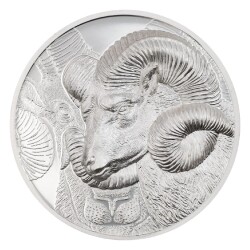 Magnificent Argali 2022 1 Ons 31.10 Gram Gümüş Sikke Coin (999.0) - 1