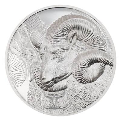 Magnificent Argali 2022 1 Ounce 31.10 Gram Silver Coin (999.0) - 1