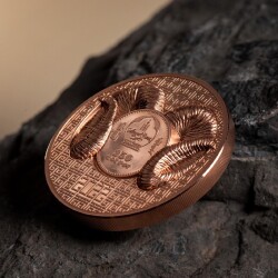 Magnificent Argali 2022 50 Gram Bakır Sikke Coin (999.0) - 4