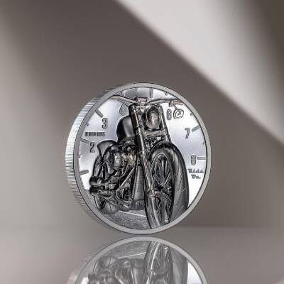 Motorbike Ride On 2024 2 Ons 62.20 Gram Gümüş Sikke Coin (999.9) - 3