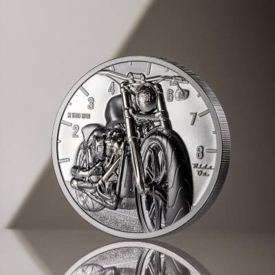 Motorbike Ride On 2024 2 Ons 62.20 Gram Gümüş Sikke Coin (999.9) - 4