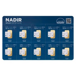  Nadir Kumbara 10 x 1 Gram (995) 24 Ayar Külçe Altın - 2