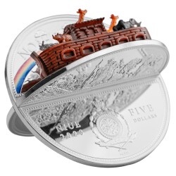 AgaKulche Noah's Ark Case 5$ 2 Ons Gümüş Sikke Coin (999.0) - 5