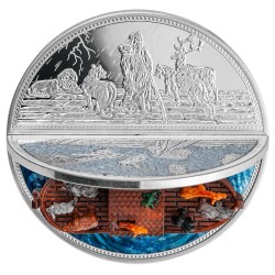 AgaKulche Noah's Ark Case 5$ 2 Ons Gümüş Sikke Coin (999.0) - 4