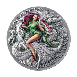 Oriental Lung Dragonology 2024 2 Ons 62.20 Gram Gümüş Sikke Coin (999.0) - 1