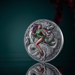 Oriental Lung Dragonology 2024 2 Ons 62.20 Gram Gümüş Sikke Coin (999.0) - 3