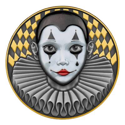 Pierrot 2023 2 Ounce 62.20 Gram Silver Coin (999.0) - 1