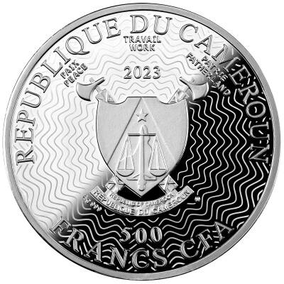 AgaKulche Pluton Case 500 CFA Gümüş Sikke Coin (999.0) - 2