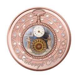Pocket Clock 2023 1 Ounce 31.10 Gram Gümüş Silver Coin (999.0) - 1