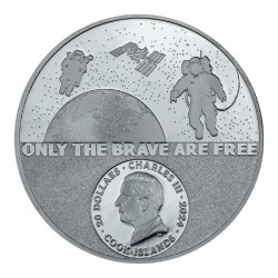 Real Heroes Astronaut 2024 3 Ons 93.30 Gram Gümüş Sikke Coin (999.9) - 2