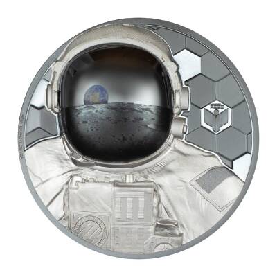 Real Heroes Astronaut 2024 3 Ounce 93.30 Gram Silver Coin (999.9) - 1