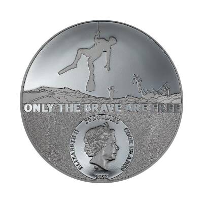 Real Heroes Coast Guard 2023 3 Ons 93.30 Gram Gümüş Sikke Coin (999.0) - 2