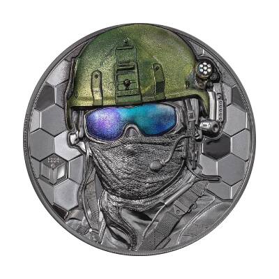 Real Heroes Special Forces 2022 3 Ons 93.30 Gram Gümüş Sikke Coin (999.0) - 1