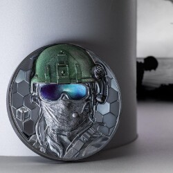 Real Heroes Special Forces 2022 3 Ons 93.30 Gram Gümüş Sikke Coin (999.0) - 3