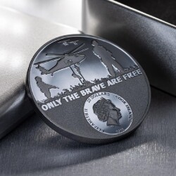 Real Heroes Special Forces 2022 3 Ons 93.30 Gram Gümüş Sikke Coin (999.0) - 5