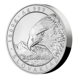 Silver One-KG Bullion Coin Eagle 2022 stand (Ag 999/1000 g /90mm/st) - 4
