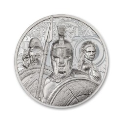 Sparta Silver 2023 1 Ons 31.10 Gram Gümüş Sikke Coin (999.0) - 1