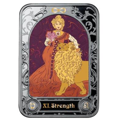 Strength Tarot 2021 28.28 Gram Gümüş Sikke Coin (999.0) - 1