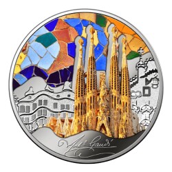  The Colorful World of Gaudi II 2023 1 Ons 31.10 Gram Gümüş Sikke Coin (999.0) - 1