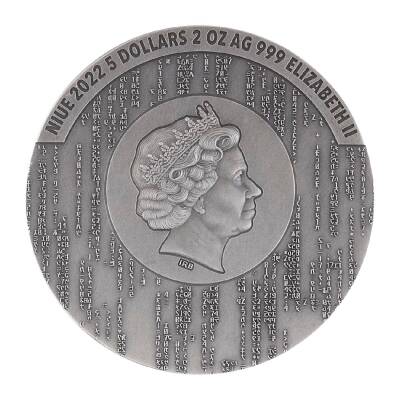 The Matrix 2023 2 Ons 62.20 Gram Gümüş Sikke Coin (999.0) - 2