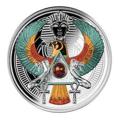 Tutankhamun Falcon 17,5 Gram Gümüş Sikke Coin (999.0) - 1