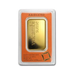 AgaKulche Valcambi 50 Gram Orange Gold Bar (999.9) 24 Ayar Külçe Altın - 2