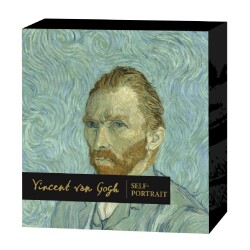 Vincent van Gogh Self Portrait 2023 2 Ons 62.20 Gram Gümüş Sikke Coin (999.0) - 3