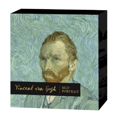 Vincent van Gogh Self Portrait 2023 2 Ounce 62.20 Gram Silver Coin (999.0) - 3