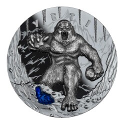 Yeti 2022 2 Ons 62.20 Gram Gümüş Sikke Coin (999.0) - 1